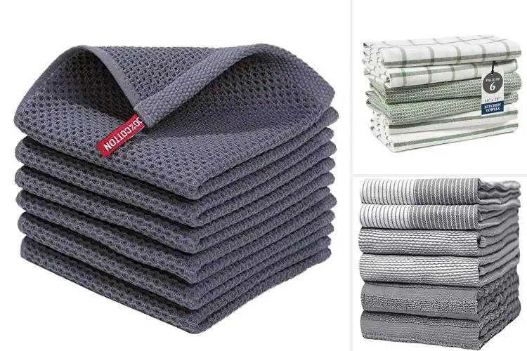 Detailed view of 10 Best Kitchen Towels: Soft & Super Absorbent