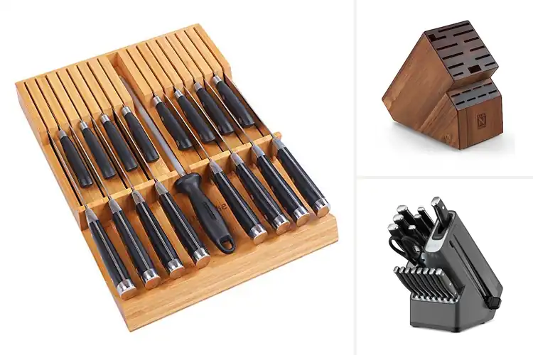 Detailed view of Best Knife Blocks: Organize Safely & Stylishly
