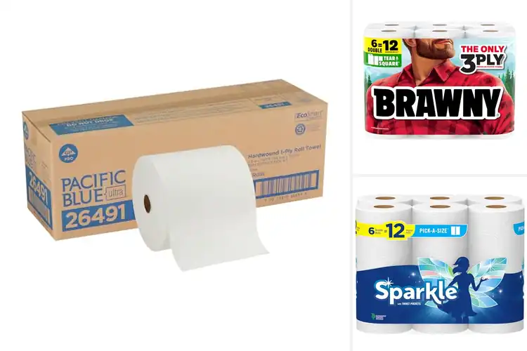 Detailed view of Best Large Capacity Double Roll Towels