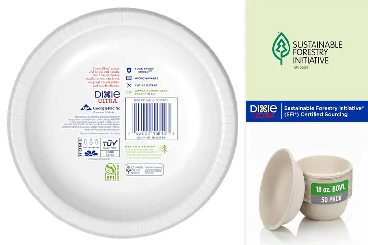 Detailed view of 10 Best Large Paper Bowls: Leak-Proof & Strong