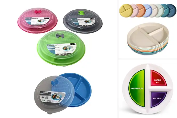 Detailed view of 10 Best Meal Plates: Feel Full Faster with Balanced Meals