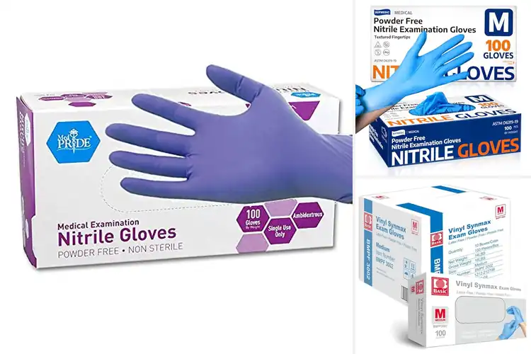 Detailed view of 10 Best Medium Exam Gloves for Ultimate Comfort & Protection