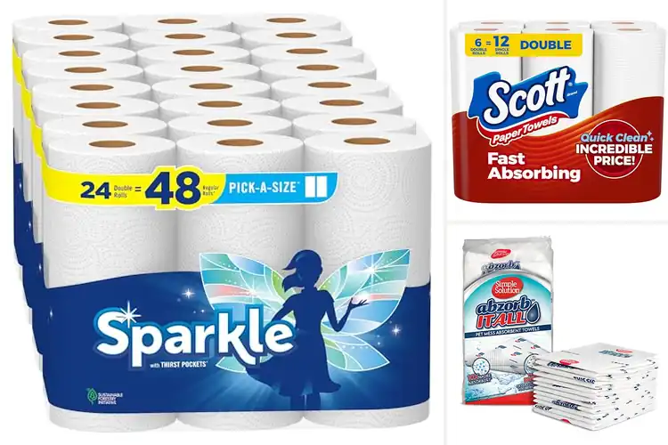 Detailed view of 10 Best Mess Cleanup Paper Towels for Effortless Cleaning