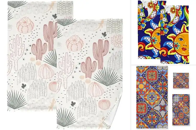 Detailed view of 10 Best Mexican Bathroom Towels for Style and Comfort