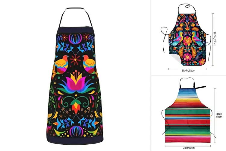 Detailed view of 10 Best Mexican BBQ Aprons for Stylish Grilling