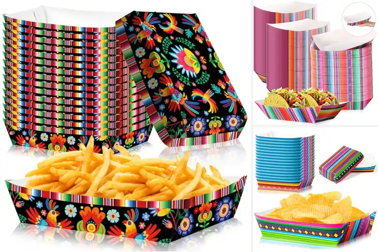 Detailed view of 10 Best Mexican Festival Trays for Stylish Serving