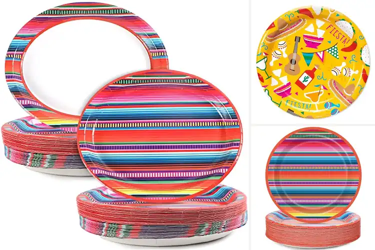 Detailed view of 10 Best Mexican Fiesta Plates for Vibrant Tables