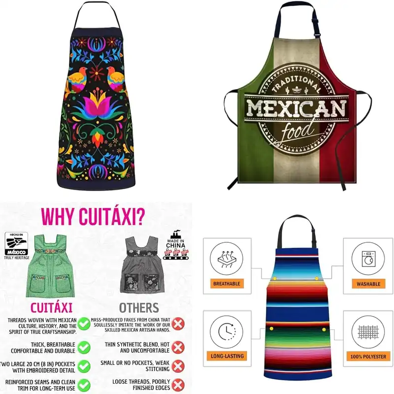 10 Best Mexican Food Cooking Aprons to Spice Up Style