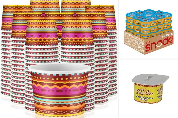 Detailed view of 10 Best Mexican Nacho Dip Cups: Mess-Free Party Hits
