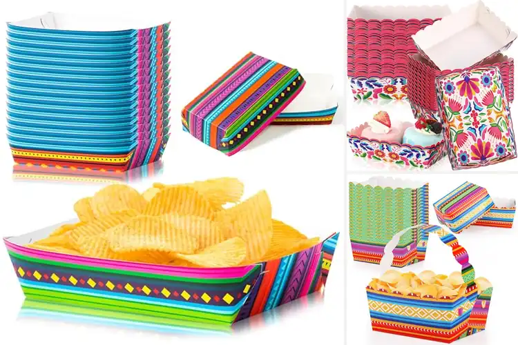 Detailed view of 10 Best Mexican Popcorn Trays: Party Ready