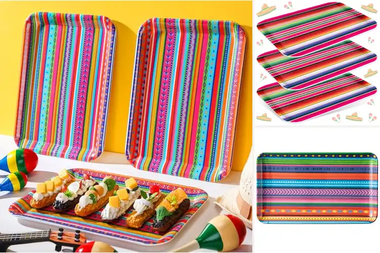 Detailed view of 10 Best Mexican Serving Trays for Vibrant Dining