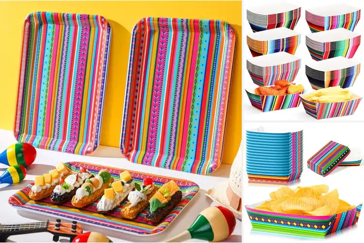 Detailed view of 10 Best Mexican Theme Trays: Serve in Colorful Style