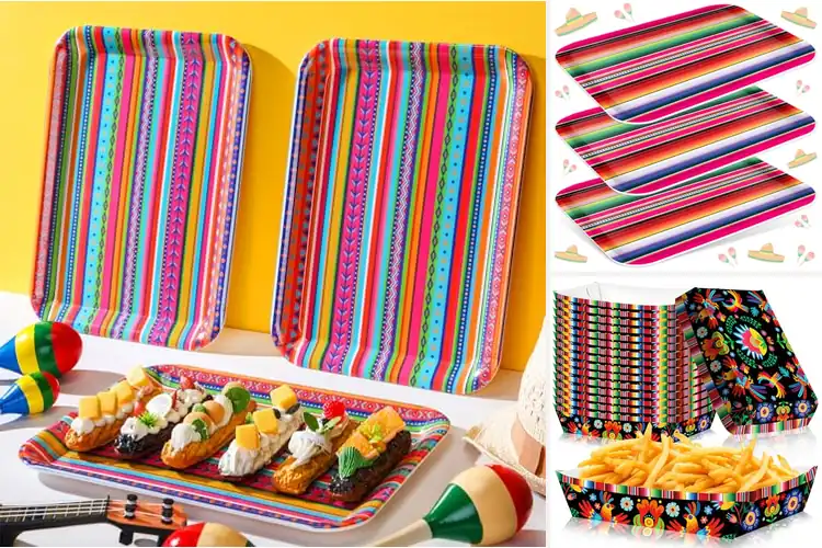 Detailed view of 10 Best Mexican Trays for Stylish Food Serving