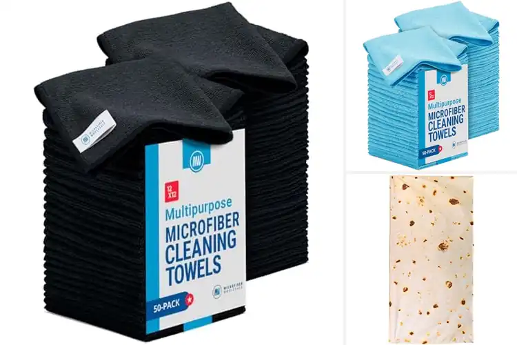 Detailed view of 10 Best Microfiber Taco Towels for Fun & Fast Cleanups
