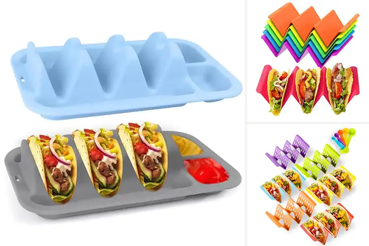 Detailed view of 10 Best Microwave-Safe Taco Holders for Easy Reheating