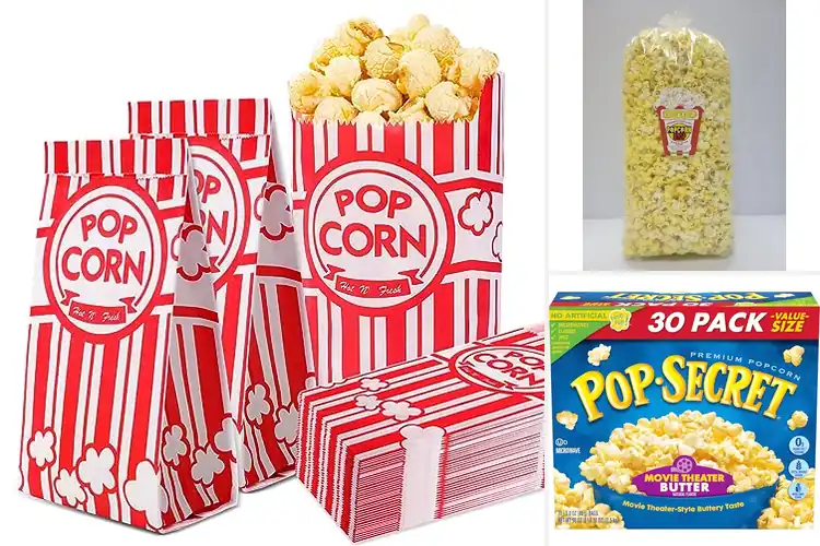 Detailed view of 10 Best Movie Theater Popcorn Bags For Rentals