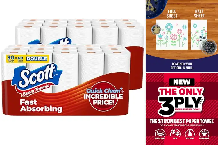 Detailed view of 10 Best Multi Pack Paper Towels: Strong, Absorbent Picks