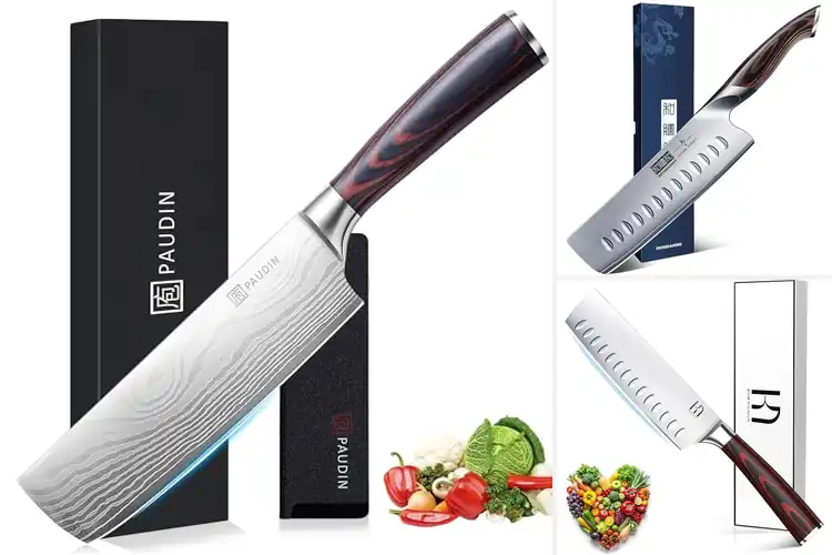 Detailed view of Best Nakiri Knives : Slice with Precision