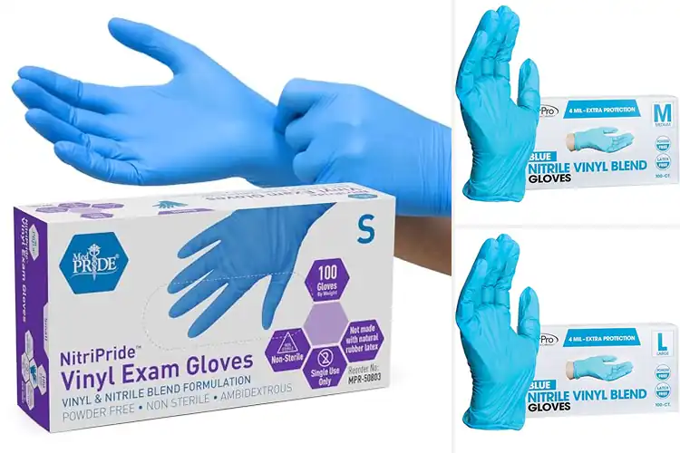 Detailed view of 10 Best Nitrile Blend Gloves: Hands Stay Clean
