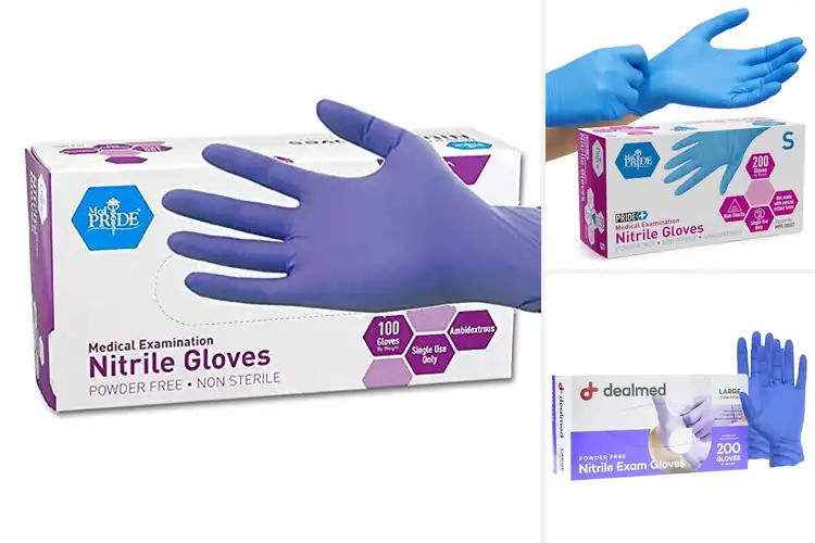 Detailed view of 10 Best Nitrile Exam Gloves For First Responders: Top-Rated