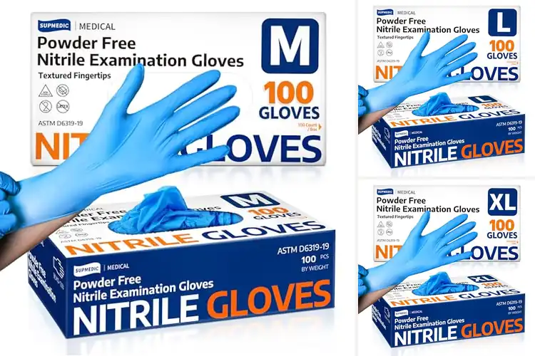 Detailed view of 10 Best Nitrile Exam Gloves For Latex Allergy Top Picks