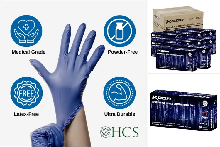 Detailed view of Best Nitrile Exam Gloves for Sensitive Skin