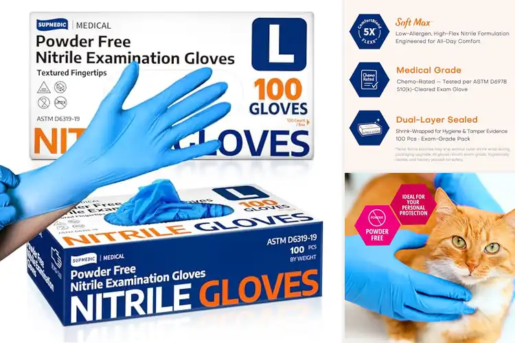 Detailed view of 10 Best Nitrile Gloves For Artists: Protect Your Art Hands