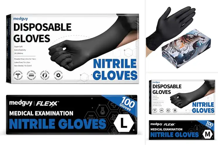 Detailed view of 10 Best Nitrile Tattoo Gloves: Ultimate Comfort & Precision