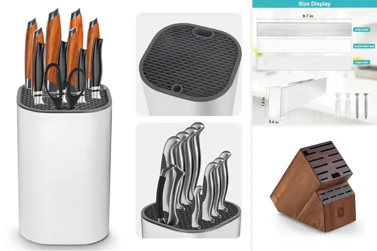Detailed view of Best No-Install Knife Blocks: Top 10 Space-Saving Solutions
