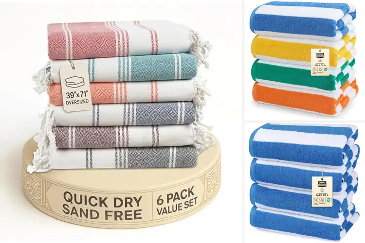 Detailed view of 10 Best Outdoor Towels: Absorbent & Quick-Drying Comfort