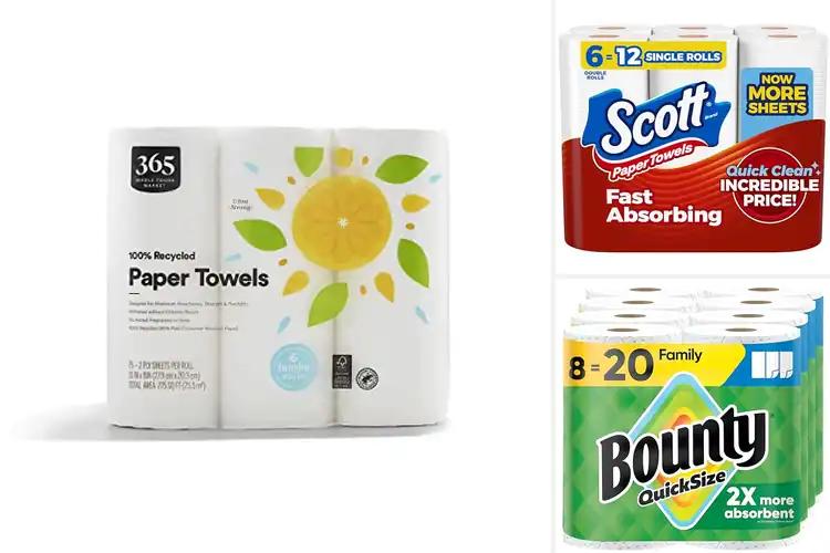 Detailed view of 10 Best Paper Towels for Ultimate Clean-Up Power & Durability
