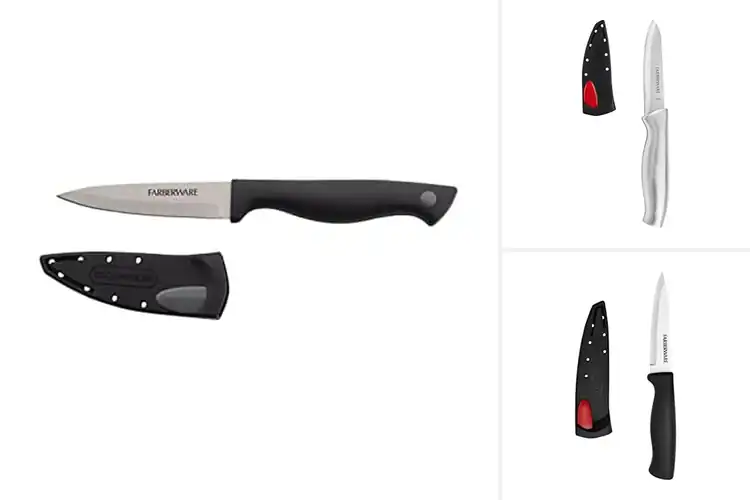 Detailed view of Best Paring Knife With Self Sharpening Cover