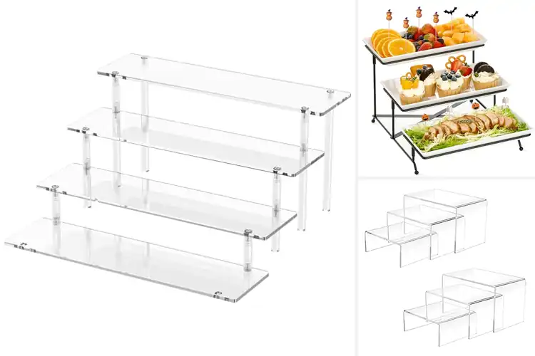 Detailed view of 10 Best Party Food Stands: Space-Saving Stylish Snack Displays