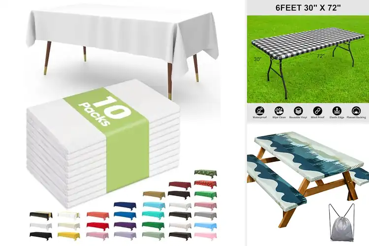Detailed view of 10 Best Picnic Tablecloths for Easy Outings