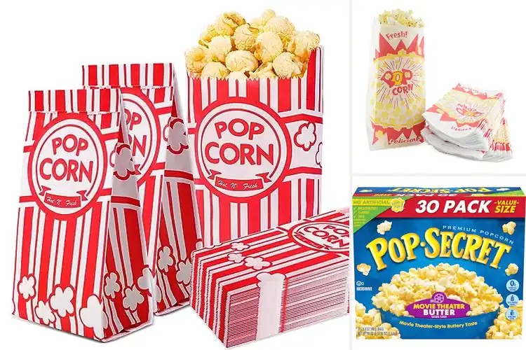 Detailed view of 10 Best Popcorn Bags Bulks: Fresh & Ready