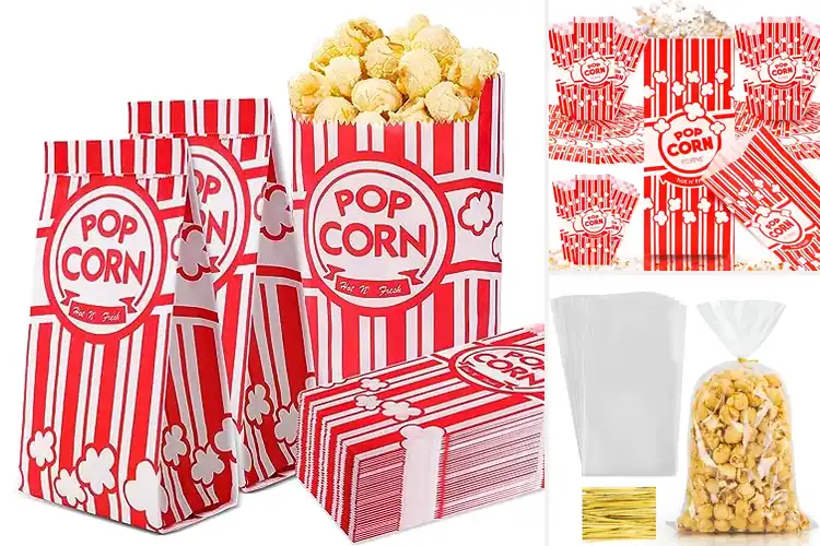 Detailed view of 10 Best Popcorn Bags For Catering: Serve in Style & Ease