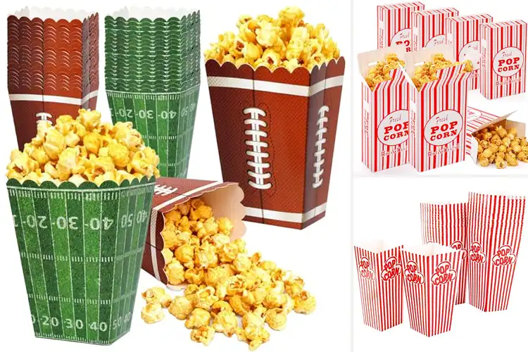 Detailed view of 10 Best Popcorn Boxes for Fun Themes & Easy Snack Time
