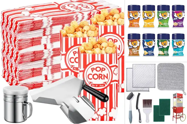 Detailed view of 10 Best Popcorn Machine Accessories for Easy, Tasty Fun