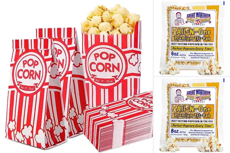 Detailed view of 10 Best Popcorn Machine Bags for Mess-Free, Tasty Snacks