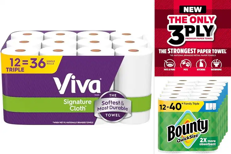 Detailed view of 10 Best Premium Paper Towels: Reuse & Save Money