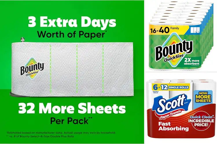 Detailed view of 10 Best Quick Cleanup Paper Towels: Absorb Spills in a Flash