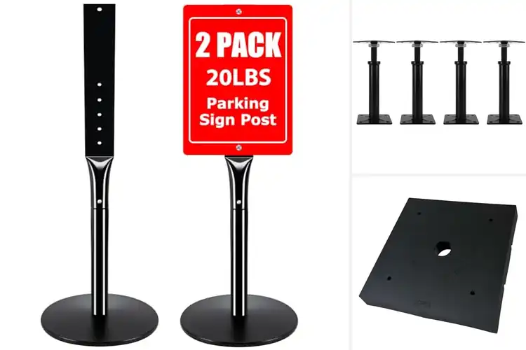 Detailed view of Best Reinforced Post Stands