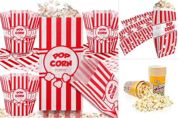 Detailed view of 10 Best Retro Popcorn Bags for Fun Events & Clean Hands