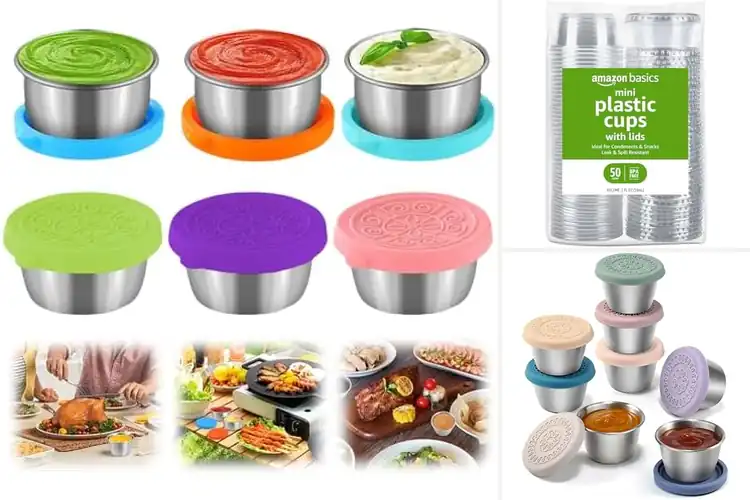 Detailed view of 10 Best Sauce Cups for Mess-Free Lunches