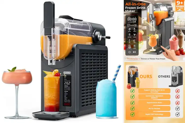 Detailed view of 10 Best Self-Cleaning Slush Machines: Make & Clean in Seconds