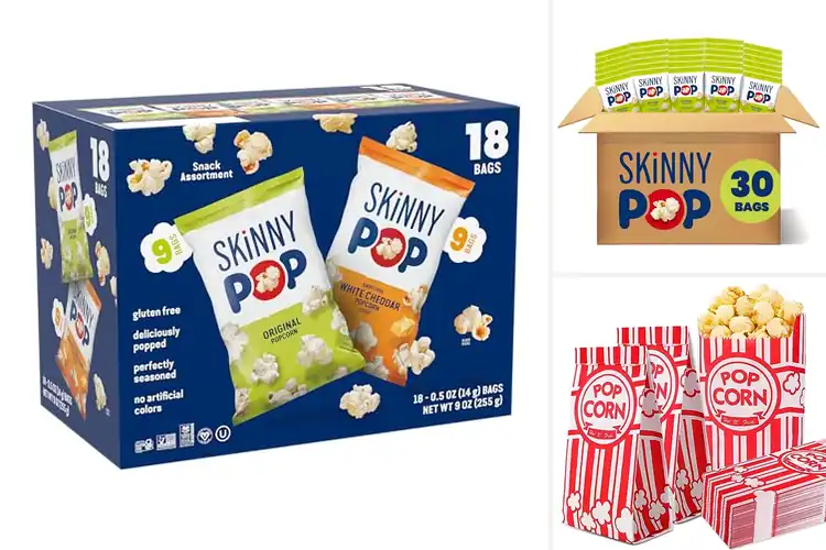 Detailed view of 10 Best Snack Store Popcorn Bags: Guilt-Free Sweet & Salty Crunch