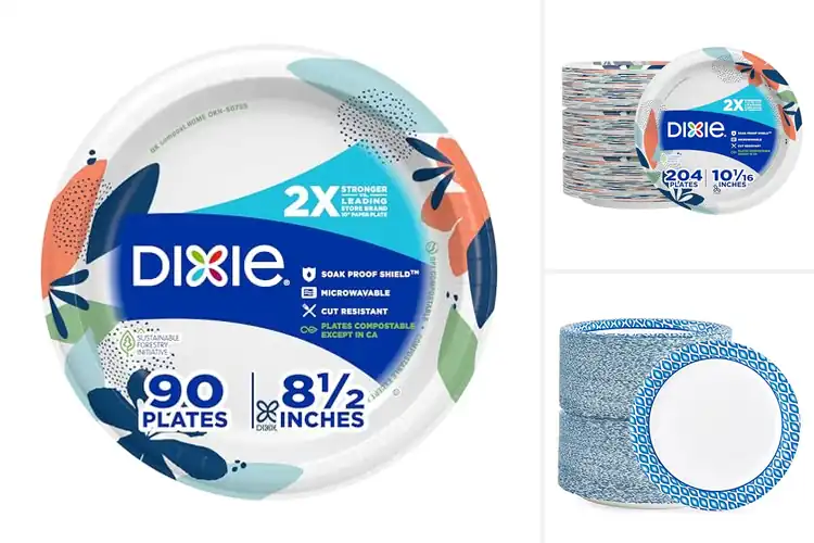 Detailed view of 10 Best Soak-Proof Paper Plates for Mess-Free Dining