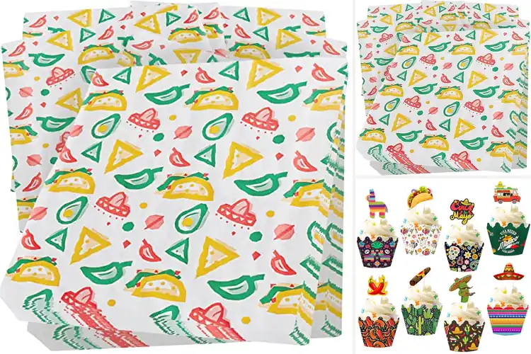 Detailed view of 10 Best Southwest Taco Party Liners That Make Cleanup Easy