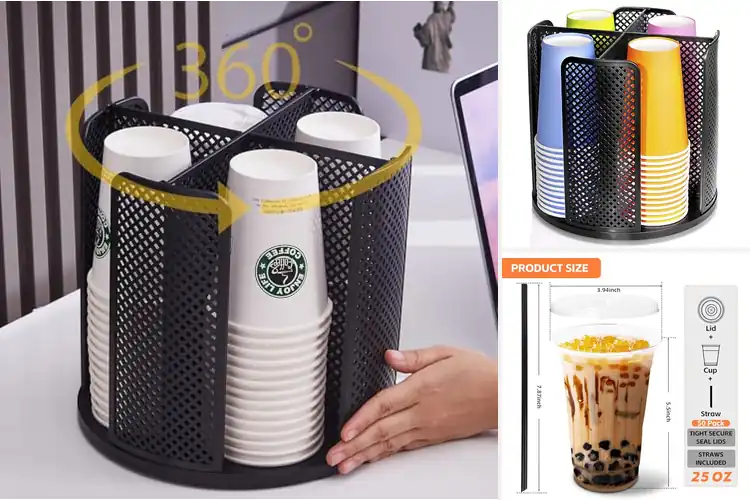 Detailed view of 10 Best Space-Saving Disposable Cups: Tidy Counters, Easy Cleanup