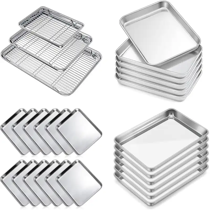 10 Best Stainless Steel Trays for Safe, Easy Serving